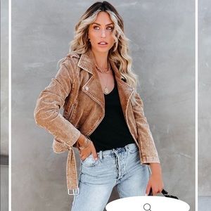 VICI collection - Amaya Pocketed Corduroy Moro Jacket